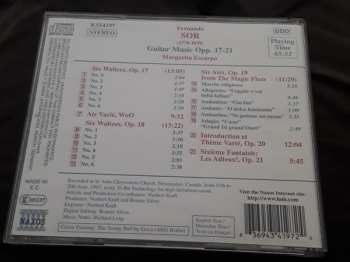 CD Fernando Sor: Guitar Music Opp. 17-21