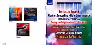 CD Ferruccio Busoni: Clarinet Concerto / Flute Divertimento