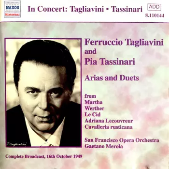 Arias And Duets / Complete Broadcast, 16th October 1949