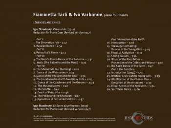 CD Igor Stravinsky: Légendes Anciennes