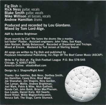 2LP Fig Dish: That's What Love Songs Often Do