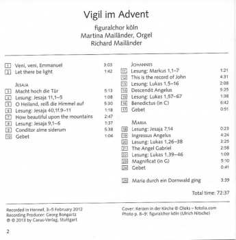 CD Figuralchor Köln: Vigil Im Advent