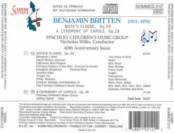 CD Benjamin Britten: Noye’s Fludde; A Ceremony Of Carols