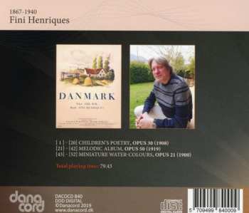 CD Thomas Tronhjem: Piano Music - Children's Poetry, Op. 30; Melodic Album, Op. 50; Miniature Water-Colours, Op. 21