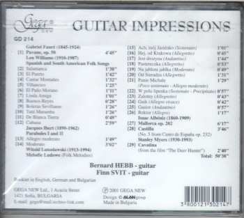 CD Bernard Hebb: Guitar Impressions