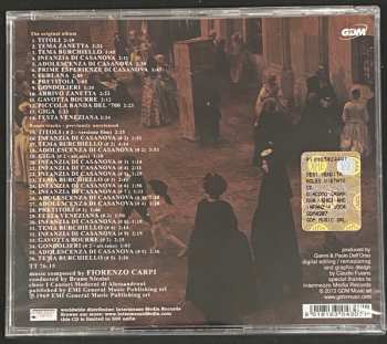 CD Fiorenzo Carpi: Infanzia, Vocazione E Prime Esperienze Di Giacomo Casanova, Veneziano (Original Soundtracks) LTD