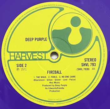 LP Deep Purple: Fireball LTD | CLR