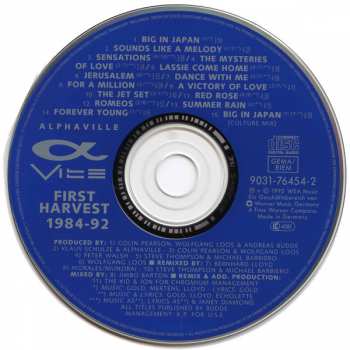 CD Alphaville: First Harvest 1984-92
