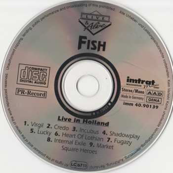 CD Fish: Live In Holland