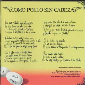 CD Fito & Fitipaldis: Por La Boca Vive El Pez
