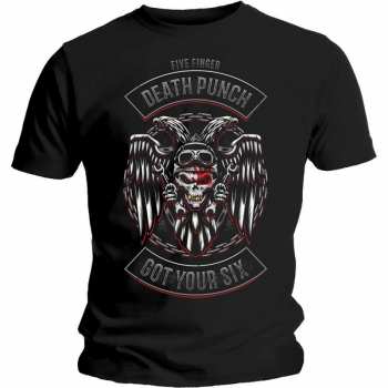 Merch Five Finger Death Punch: Tričko Biker Badge  S