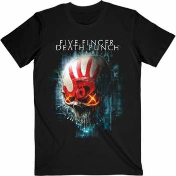 Merch Five Finger Death Punch: Tričko Interface Skull  S