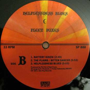 2LP Fleet Foxes: Helplessness Blues
