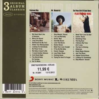 3CD/Doos Fleetwood Mac: 3 Original Album Classics