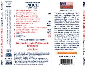 CD Florence B. Price: Songs Of The Oak