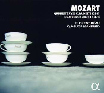 Album Quatuor Manfred Bourgogne: Mozart, Quintette Avec Clarinette K581, Quatuors K380 & K378