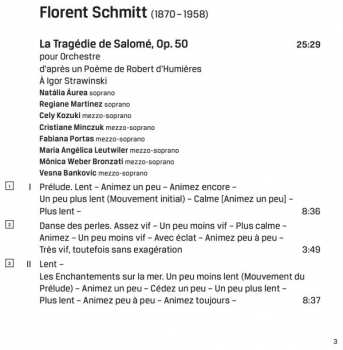 SACD Yan Pascal Tortelier: La Tragédie De Salomé • Le Palais Hanté • Psaume 47