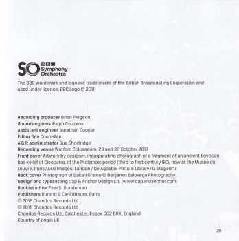 SACD BBC Symphony Orchestra: Suites From ‘Antoine Et Cléopâtre’ / Symphony No. 2