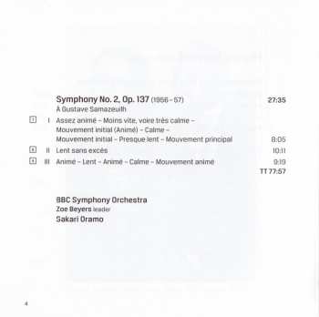 SACD BBC Symphony Orchestra: Suites From ‘Antoine Et Cléopâtre’ / Symphony No. 2