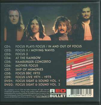 9CD/2DVD/Doos Focus: 50 Years: Anthology 1970-1976