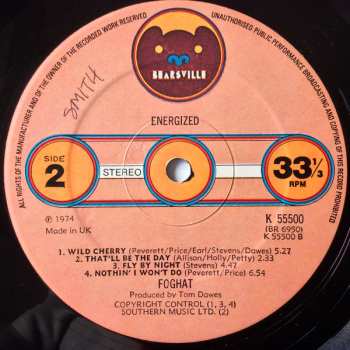 LP Foghat: Energized