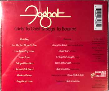 CD Foghat: Girls To Chat Boys To Bounce