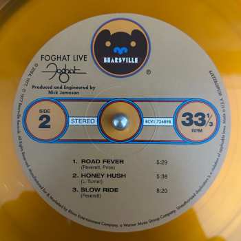 LP Foghat: Live CLR | LTD