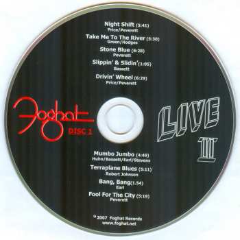 2CD Foghat: Live II