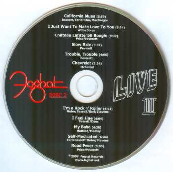 2CD Foghat: Live II