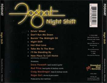 CD Foghat: Night Shift