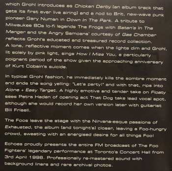 CD Foo Fighters: Concert Hall, Toronto 1996