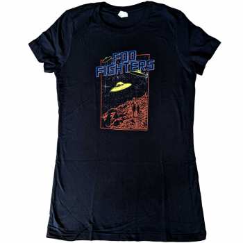 Merch Foo Fighters: Dames T-shirt Ufos 2015 European Tour