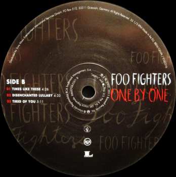 2LP Foo Fighters: One By One