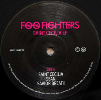 LP Foo Fighters: Saint Cecilia EP