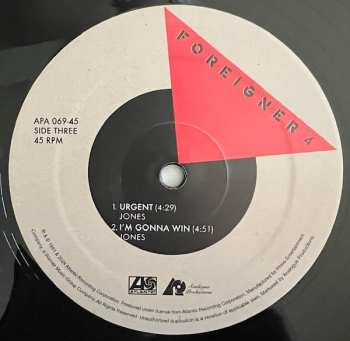 2LP Foreigner: 4 LTD | NUM