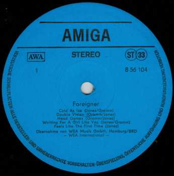 LP Foreigner: Records