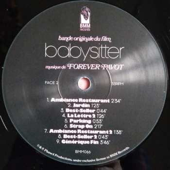LP Forever Pavot: Bande Originale Du Film Babysitter