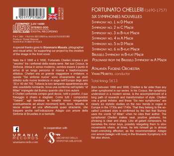 CD Fortunato Chelleri: Six Symphonies Nouvelles