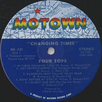 LP Four Tops: Changing Times