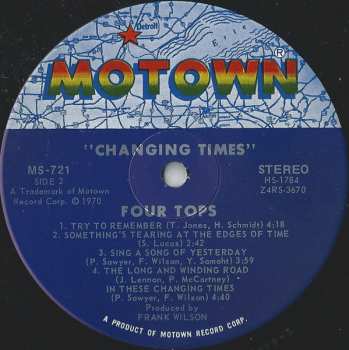 LP Four Tops: Changing Times