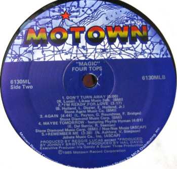 LP Four Tops: Magic