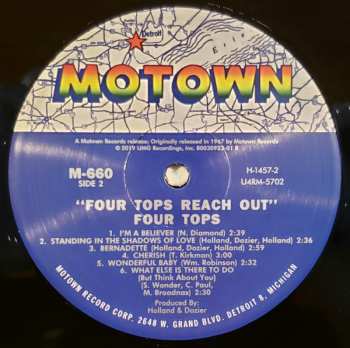 LP Four Tops: Reach Out LTD