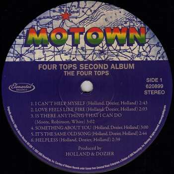LP Four Tops: Second Album LTD