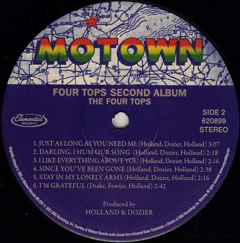 LP Four Tops: Second Album LTD