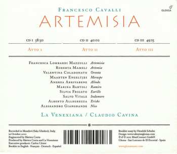 3CD/Doos Francesco Cavalli: Artemisia