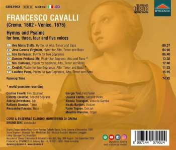 CD Francesco Cavalli: Hymns And Psalms