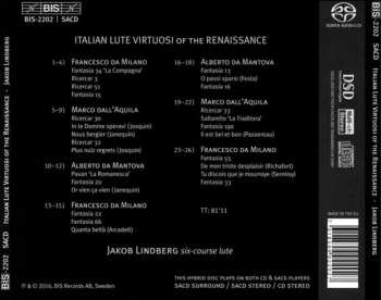SACD Francesco Canova da Milano: Italian Lute Virtuosi Of The Renaissance