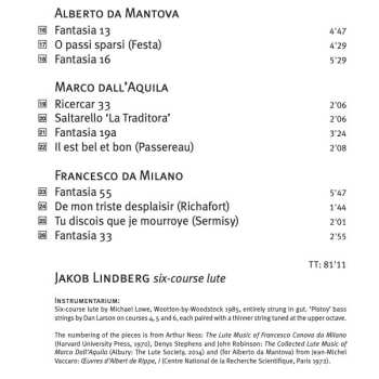 SACD Francesco Canova da Milano: Italian Lute Virtuosi Of The Renaissance
