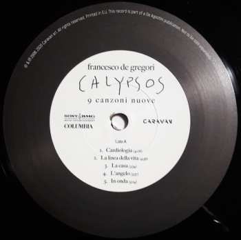 LP Francesco De Gregori: Calypsos (9 Canzoni Nuove)