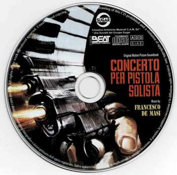 CD Francesco De Masi: Concerto Per Pistola Solista (Original Motion Picture Soundtrack) LTD